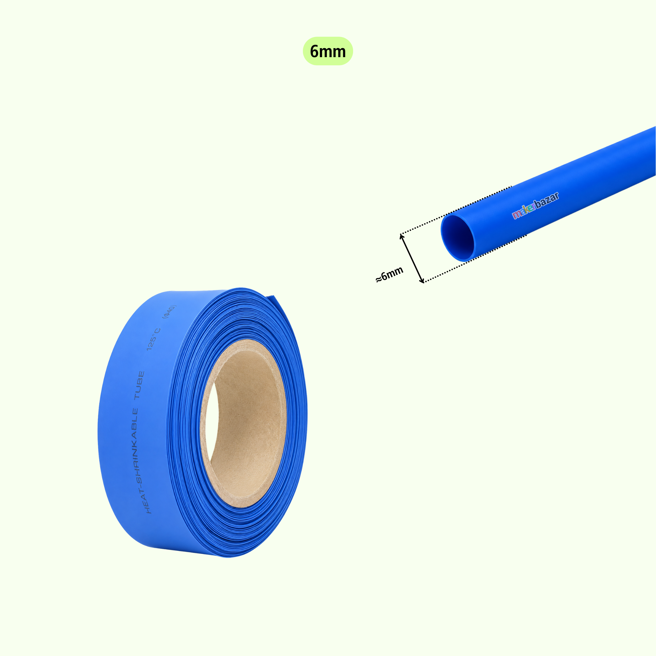 Blue Heat Shrink Sleeve Tube For Wire Protection