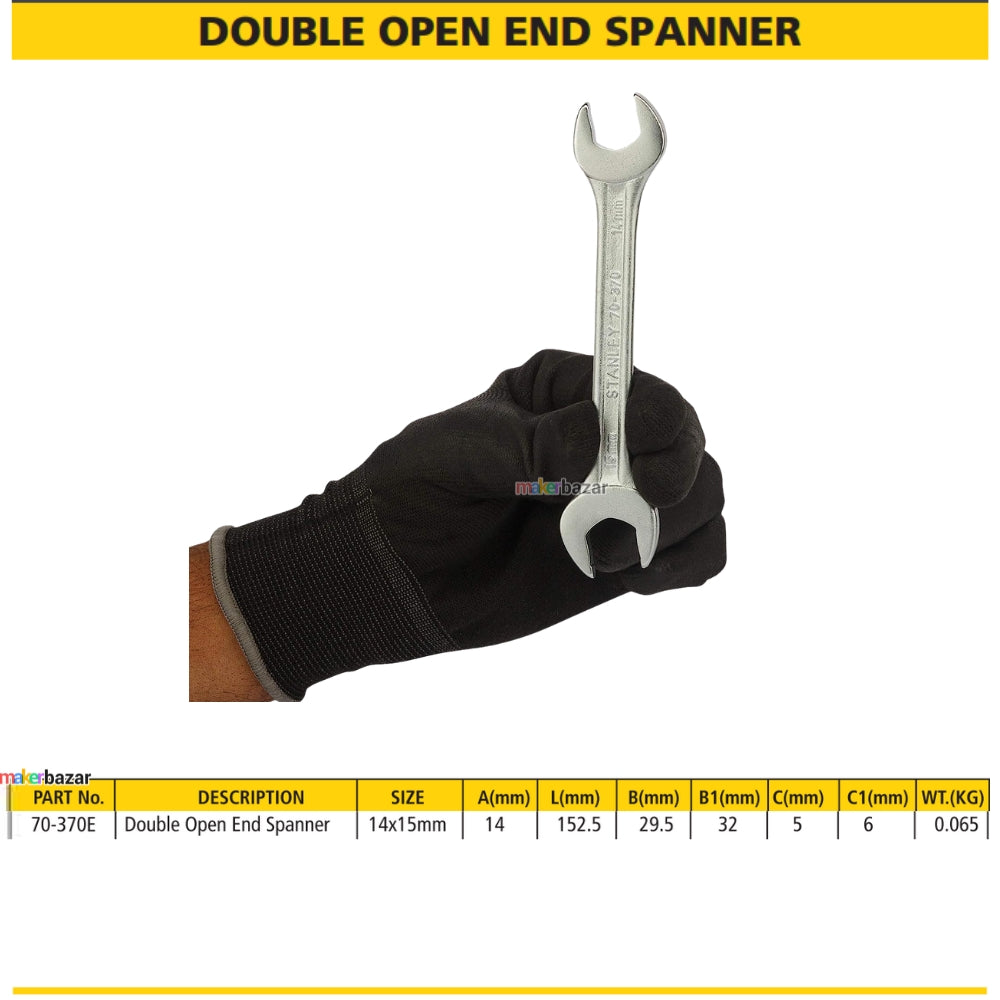 Stanley Double Open End Spanners