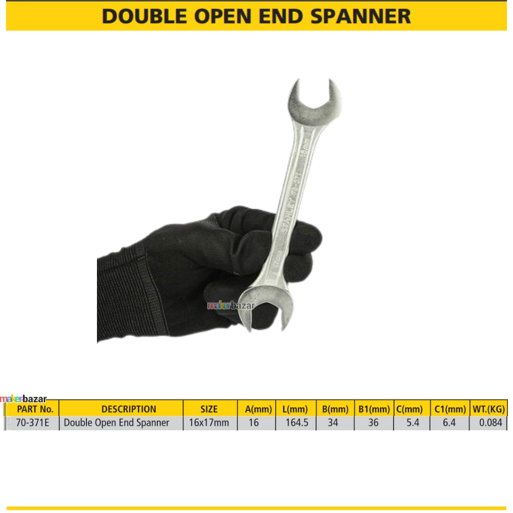 Stanley Double Open End Spanners