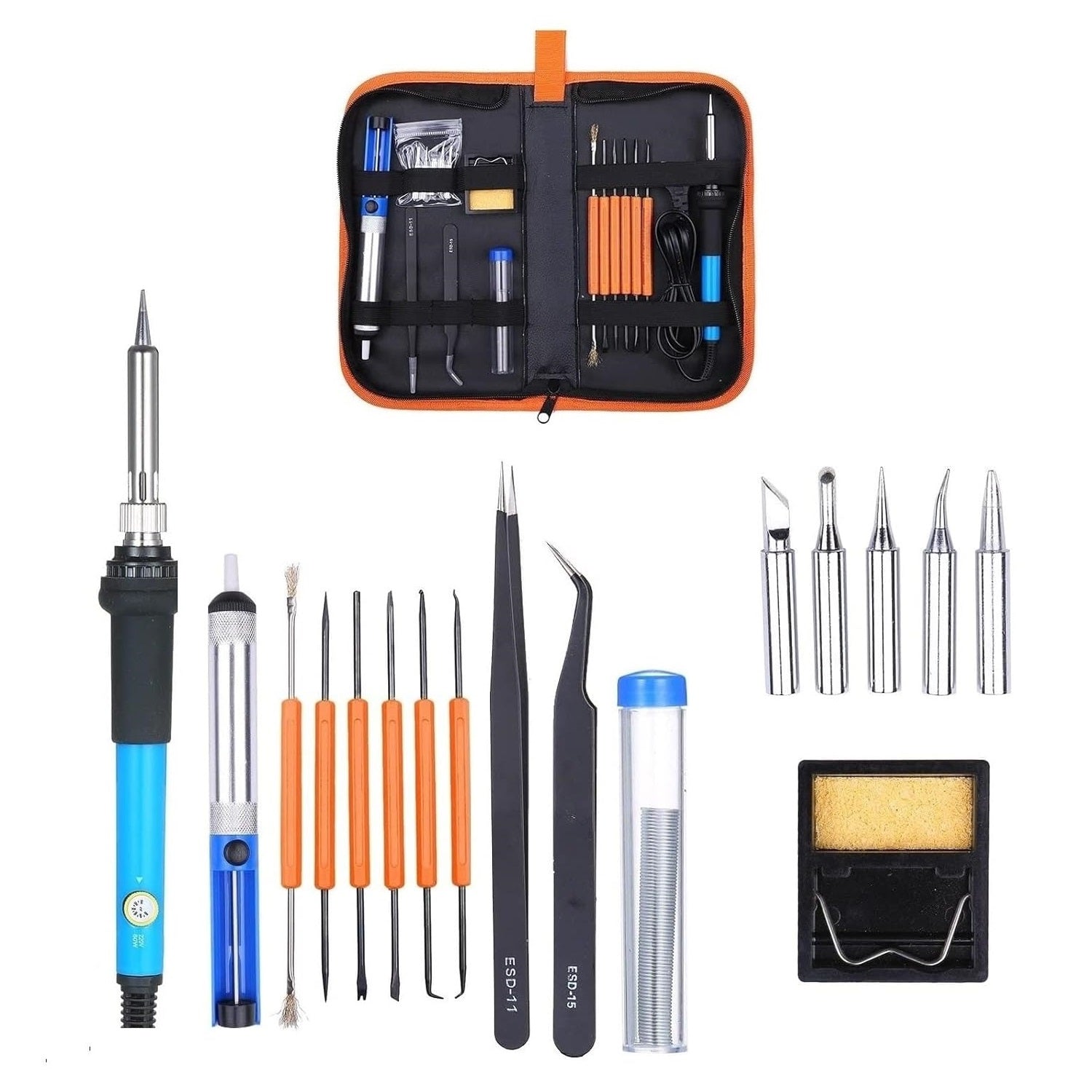MBSIK01 - Temperature Controlled Soldering Iron with Accessories Kit