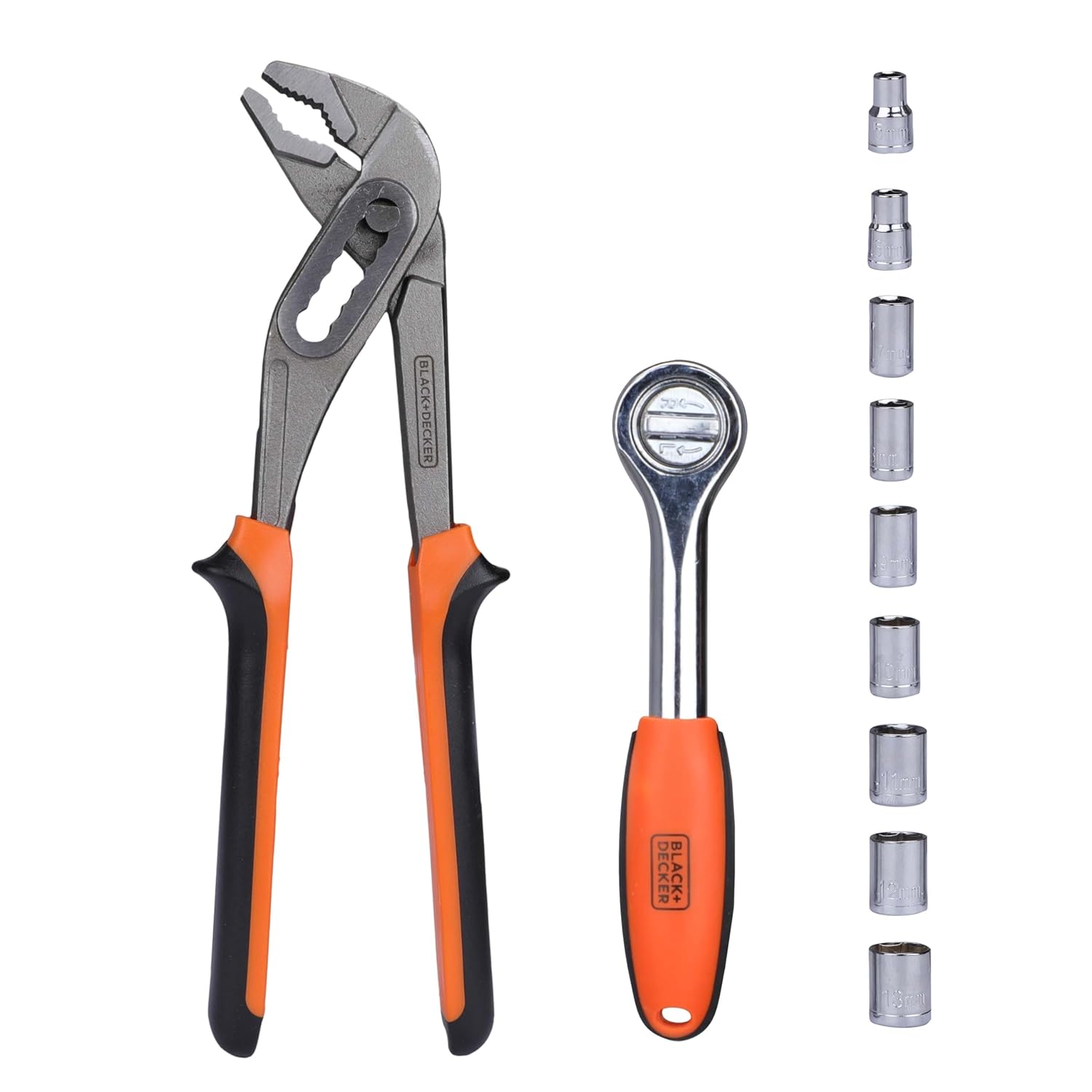 Black+Decker BMT154C Hand Tool Kit for Home & DIY Use (154-Piece)