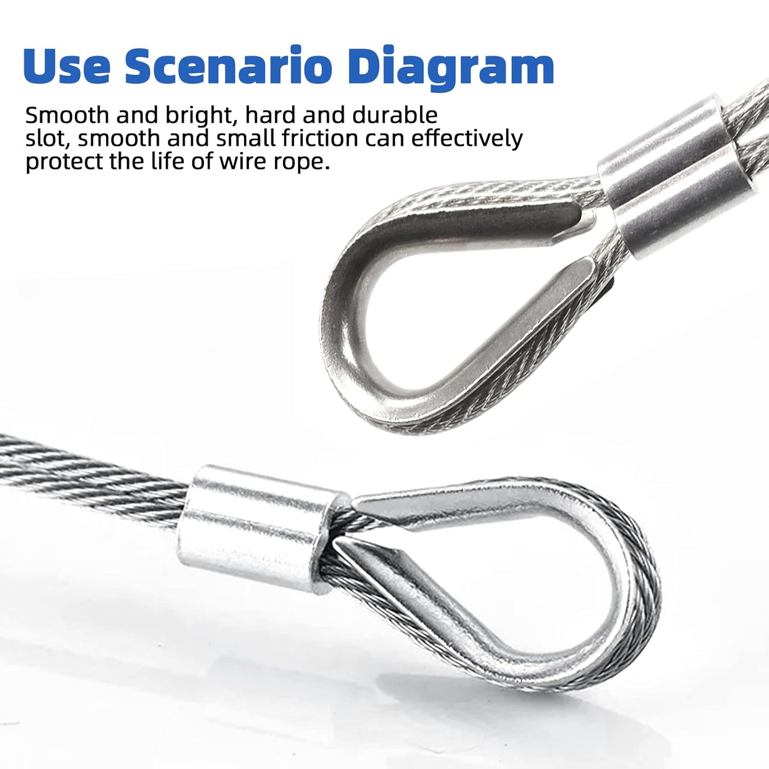 GI Wire Rope Thimble Rigging