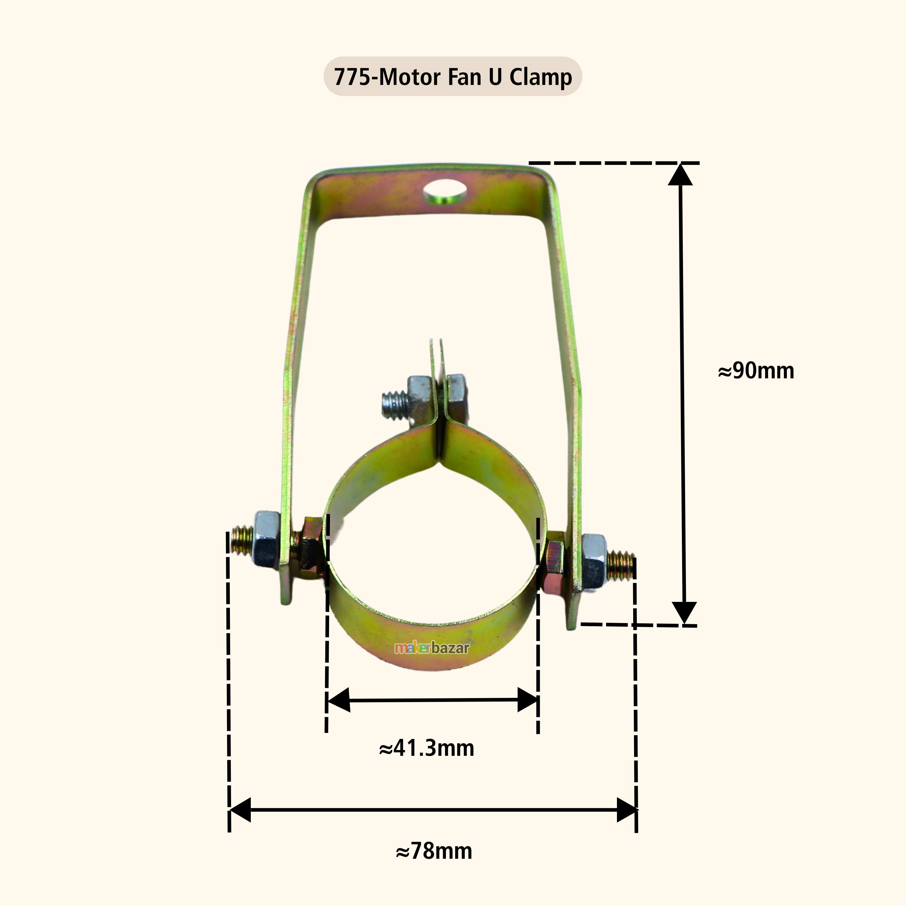 Heavy-Duty Fan Motor Holding Brackets