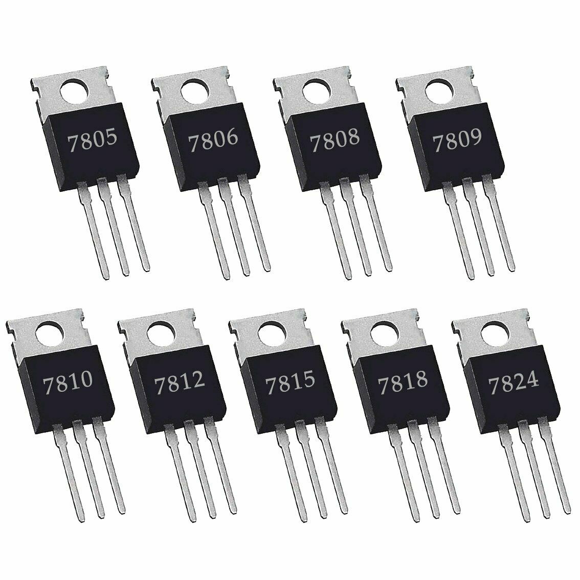 Generic: 78xx Series Positive Linear Voltage Regulator TO-220 IC