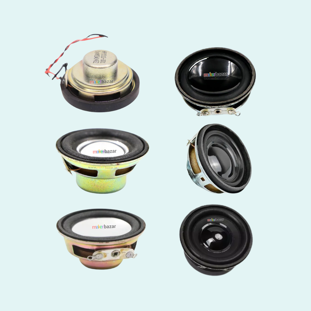 40mm 4-Ohm Speaker Aluminum Shell Internal Magnet 1.6inch