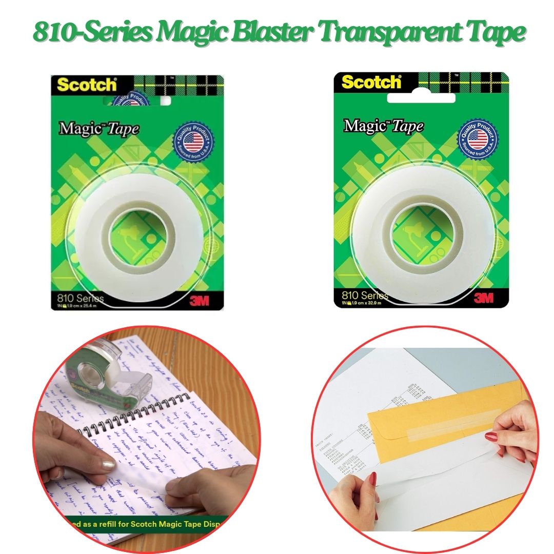 3M Scotch: 810-Series Magic Blaster Transparent Tape