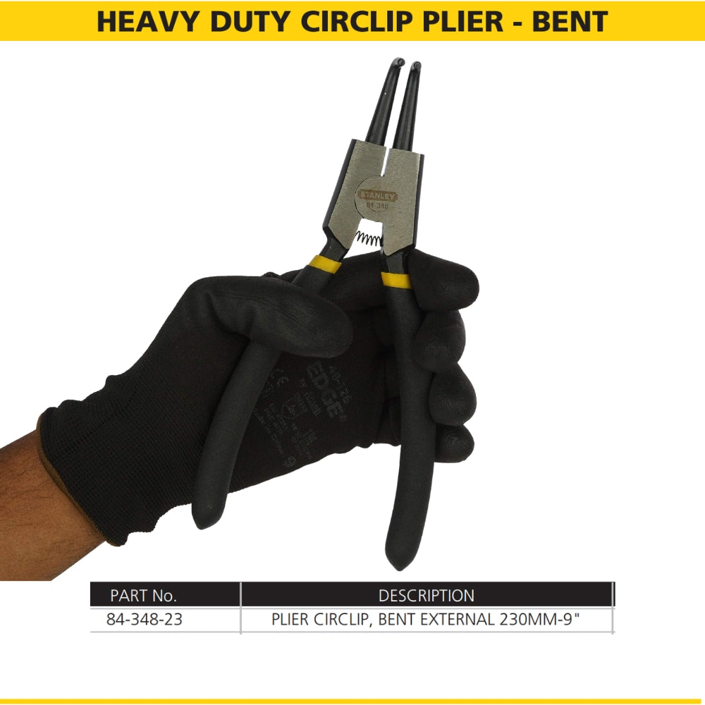 Stanley Heavy-Duty Bent Circlip Pliers