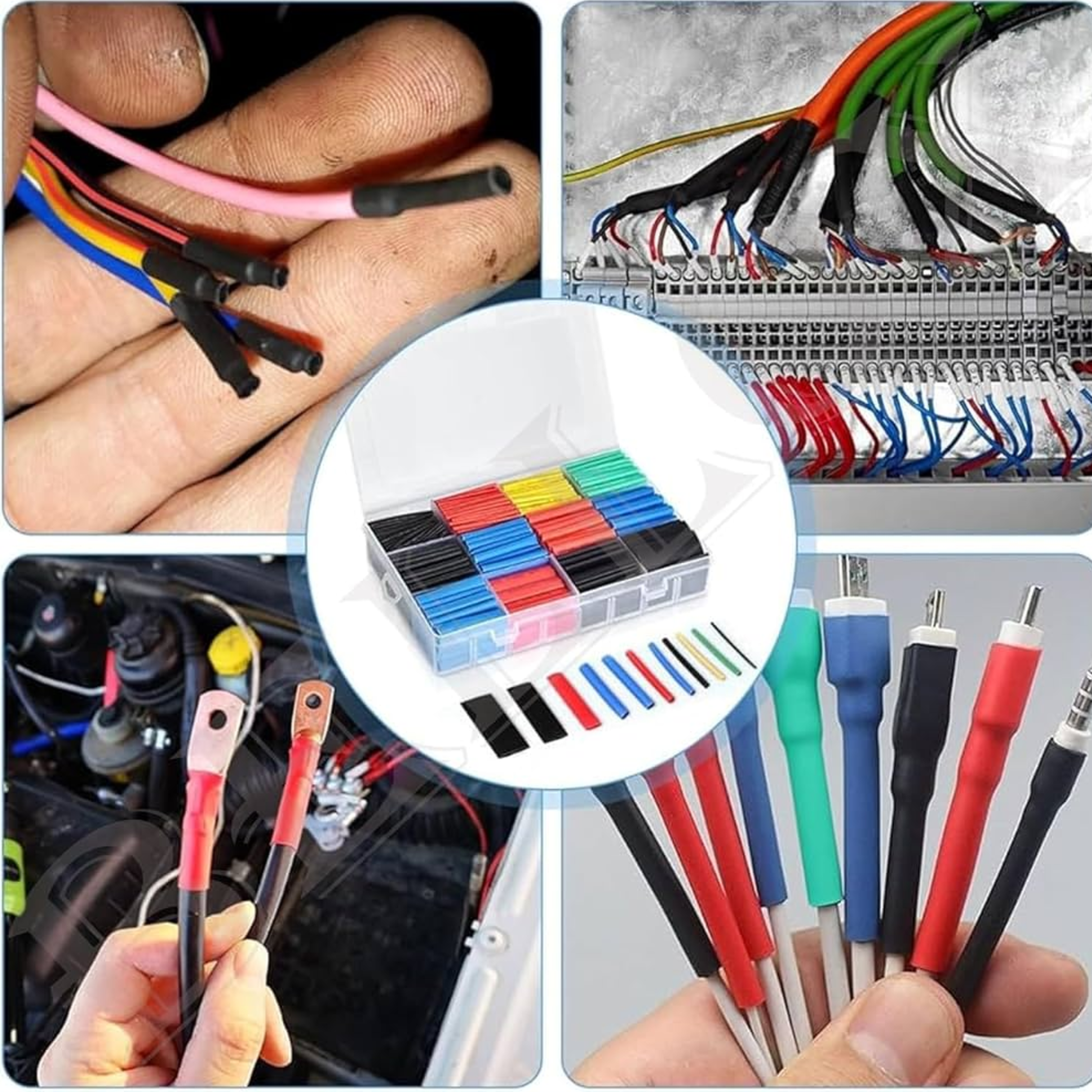 850PCS Heat Shrink Tube Kit for Wire Insulation & Cable Protection