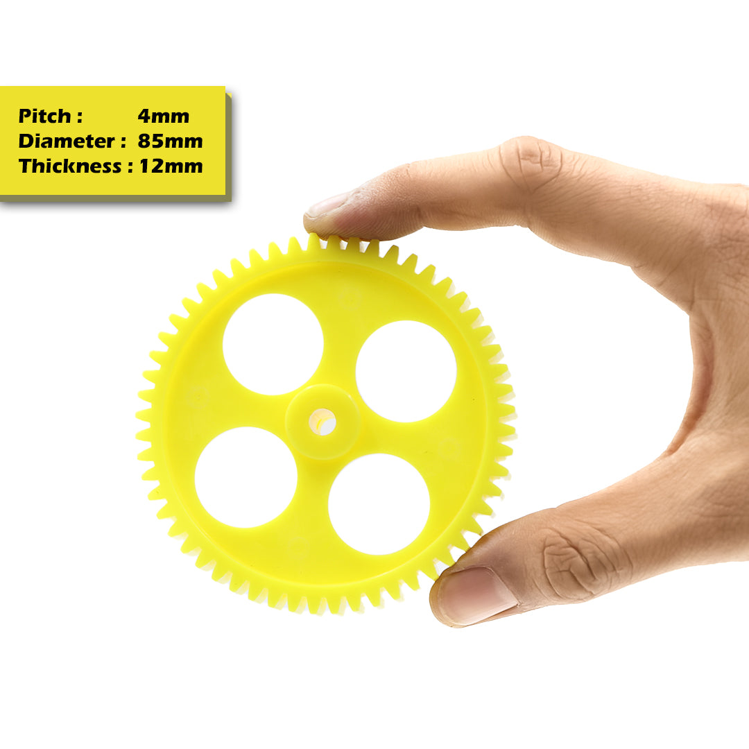 Circular Plastic Wheel Spur Gear (T:12mm)