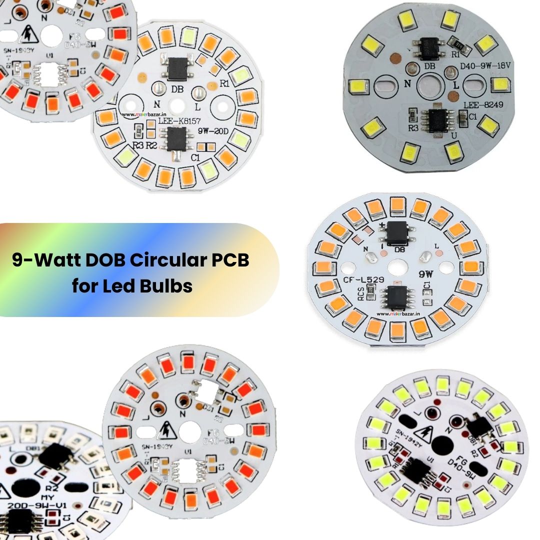 38mm 9-Watt 20-LEDs AC DOB Led Circular PCB for Led Bulbs