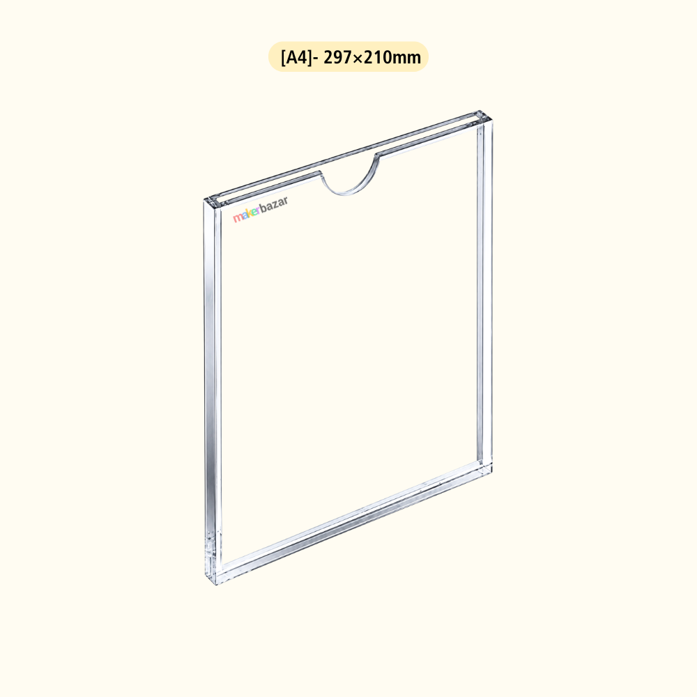 Transparent Acrylic Card Slot Box