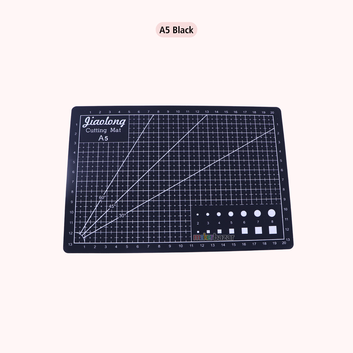 Self-Healing 5-Layered Flexible Cutting Mat Marked with Pattern and Grids