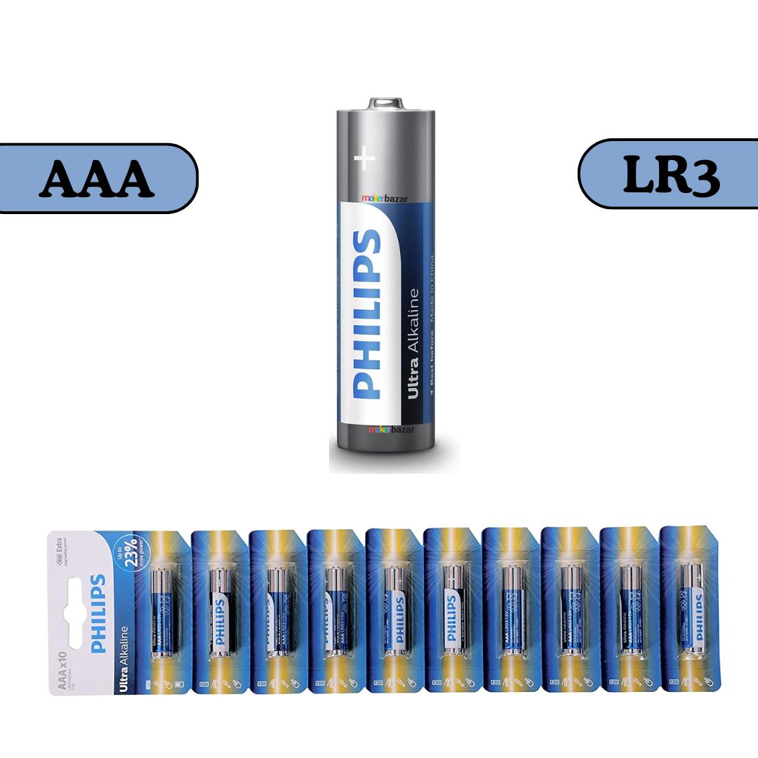 Philips: AA/AAA Ultra Alkaline Cell (Blue)