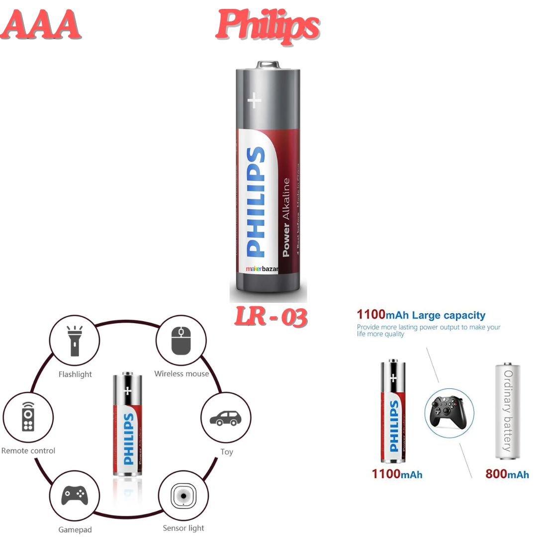 Philips: AA/AAA Power Alkaline Cell (Red)