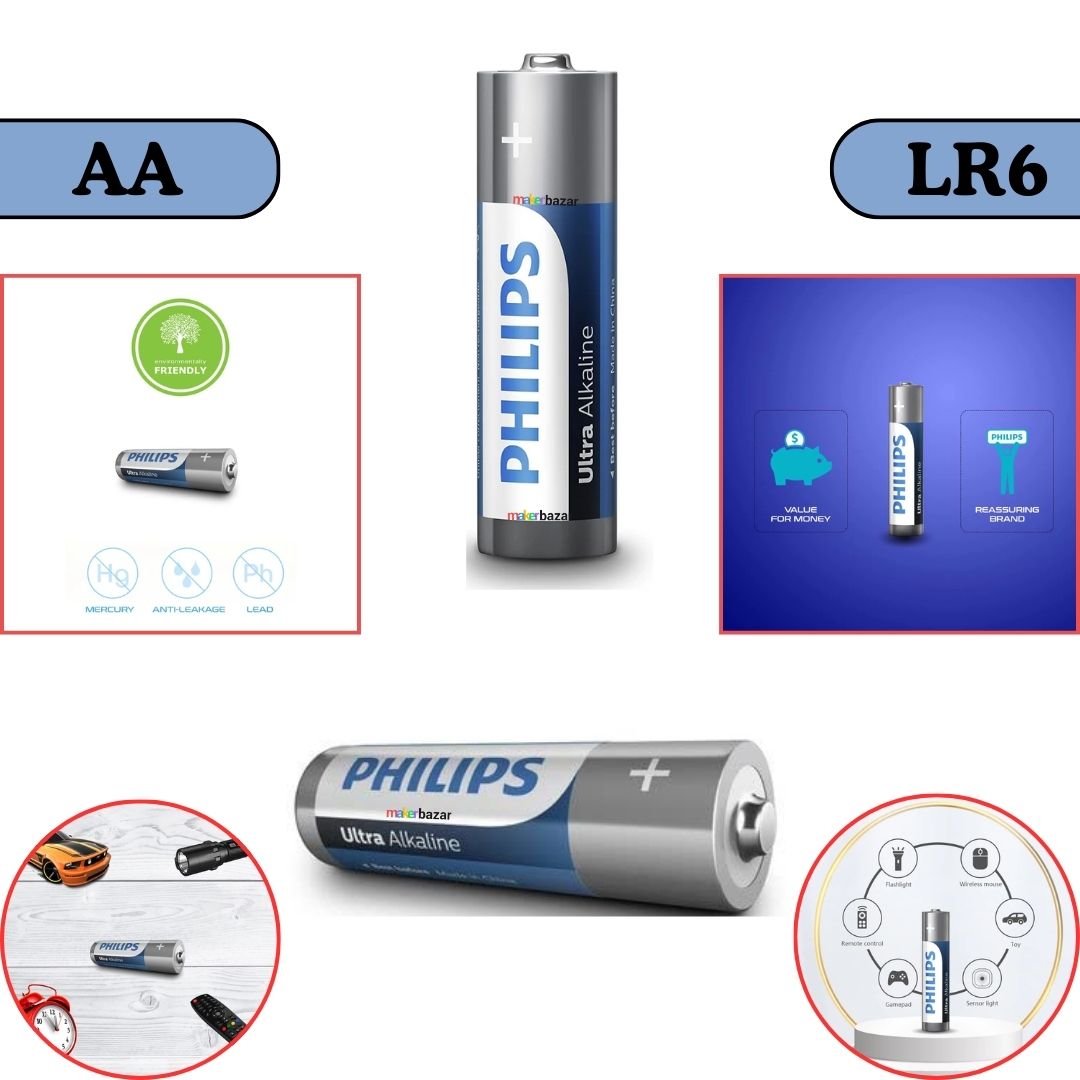Philips: AA/AAA Ultra Alkaline Cell (Blue)
