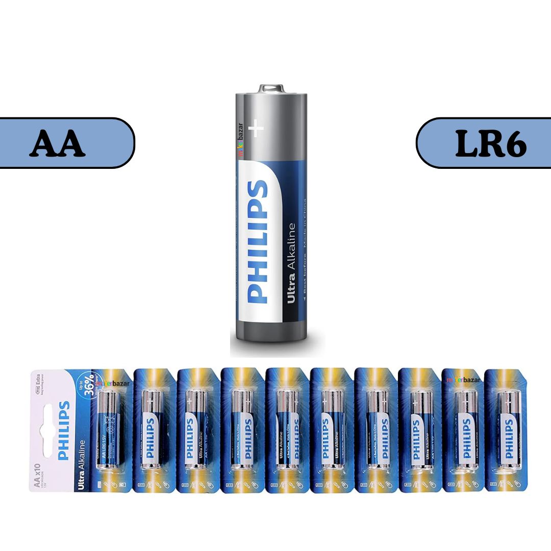 Philips: AA/AAA Ultra Alkaline Cell (Blue)