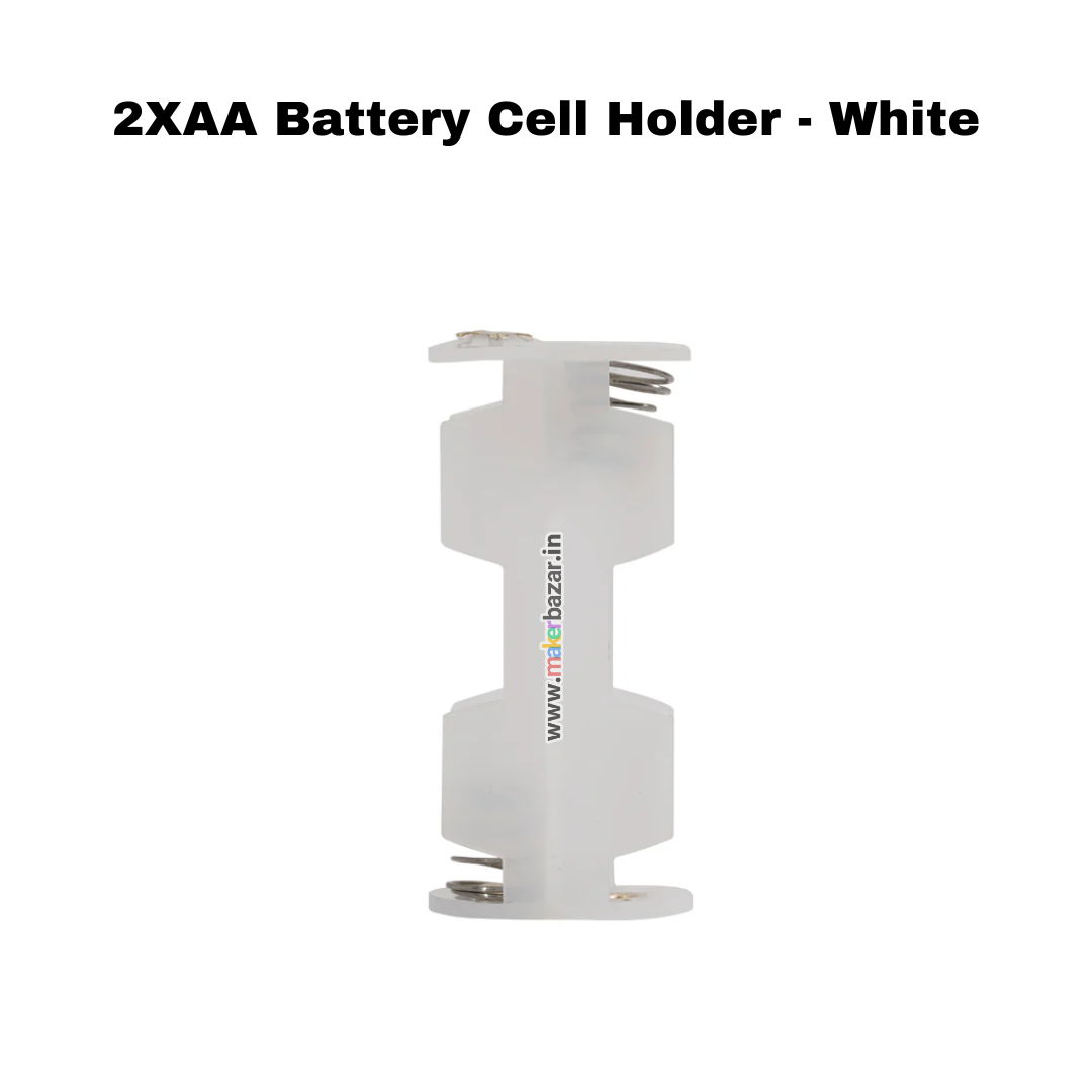 AA Battery Cell Holder - White