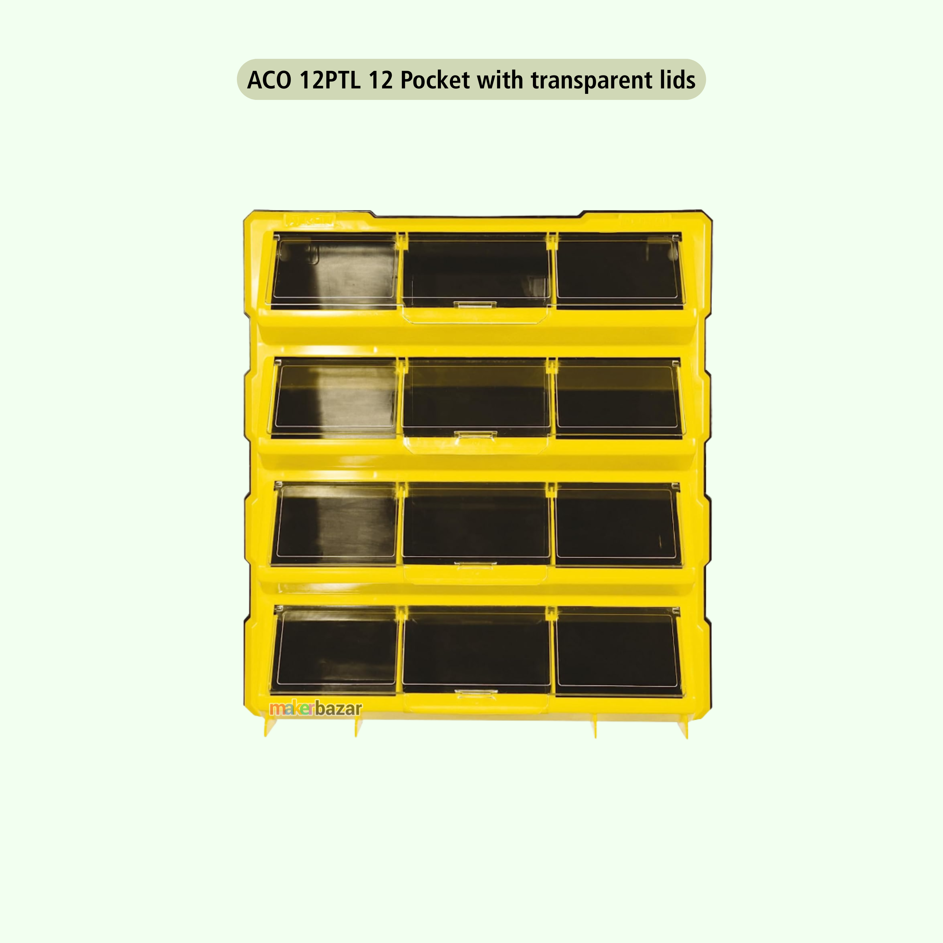 Alkon Component Organizer Storage Cabinet with Drawers & Bins
