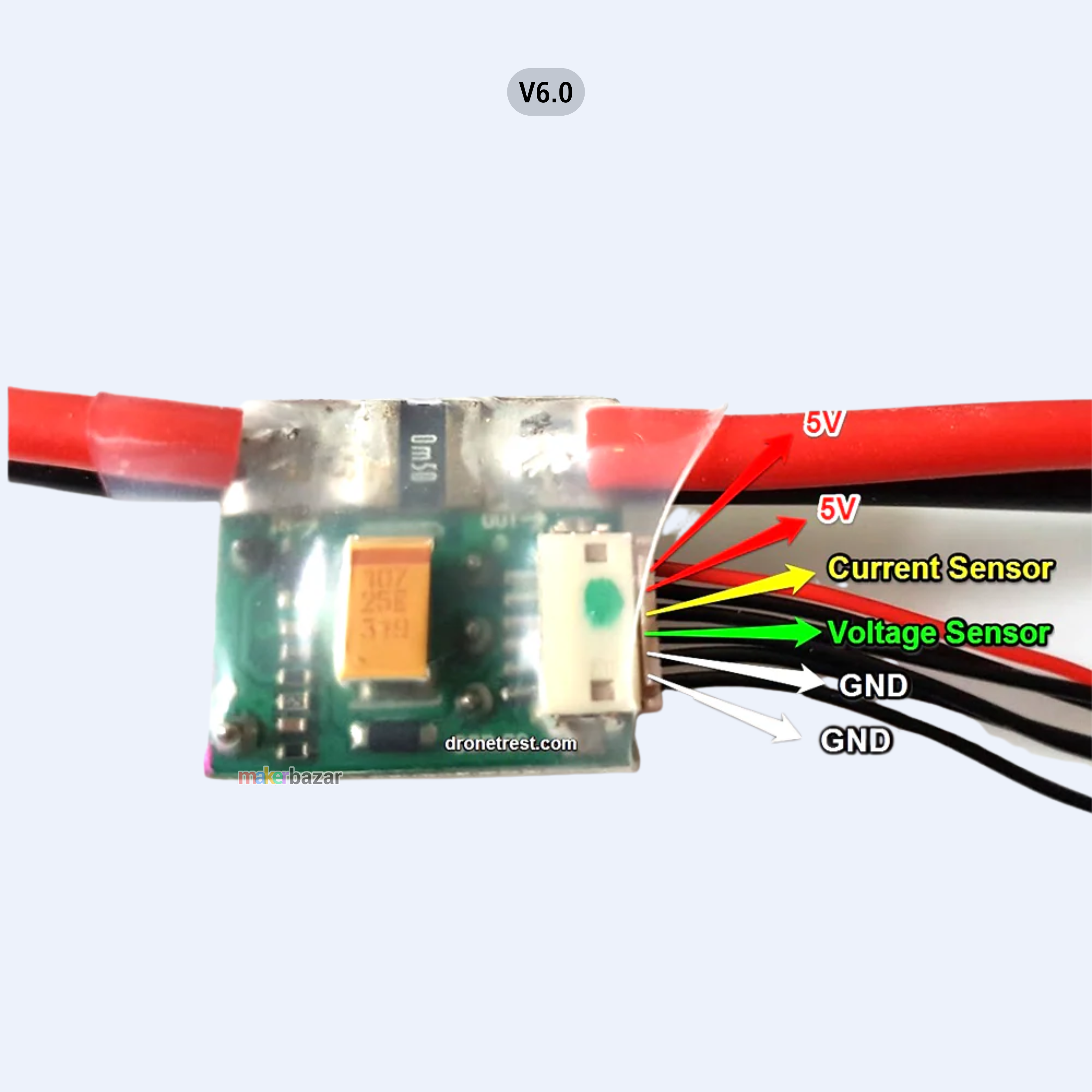 APM Pixhawk Power Module BEC 3A XT60 28V 90A