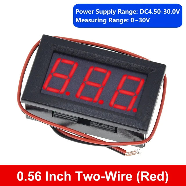 0.56inch Two-Wires LED Light Digital Voltmeter