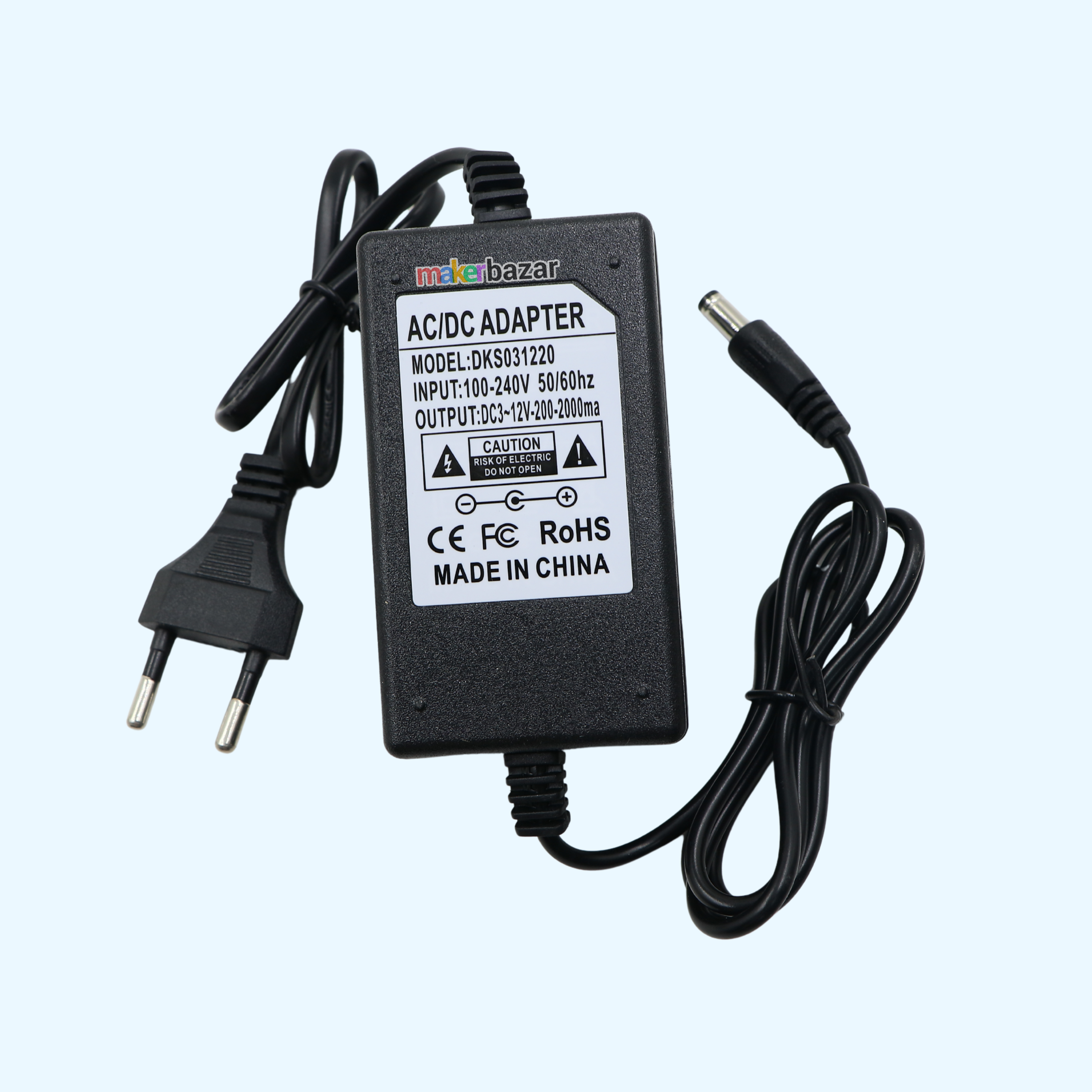 7530 12VDC Brushless Cooling Fan with Adjustable Speed Regulator Adapter