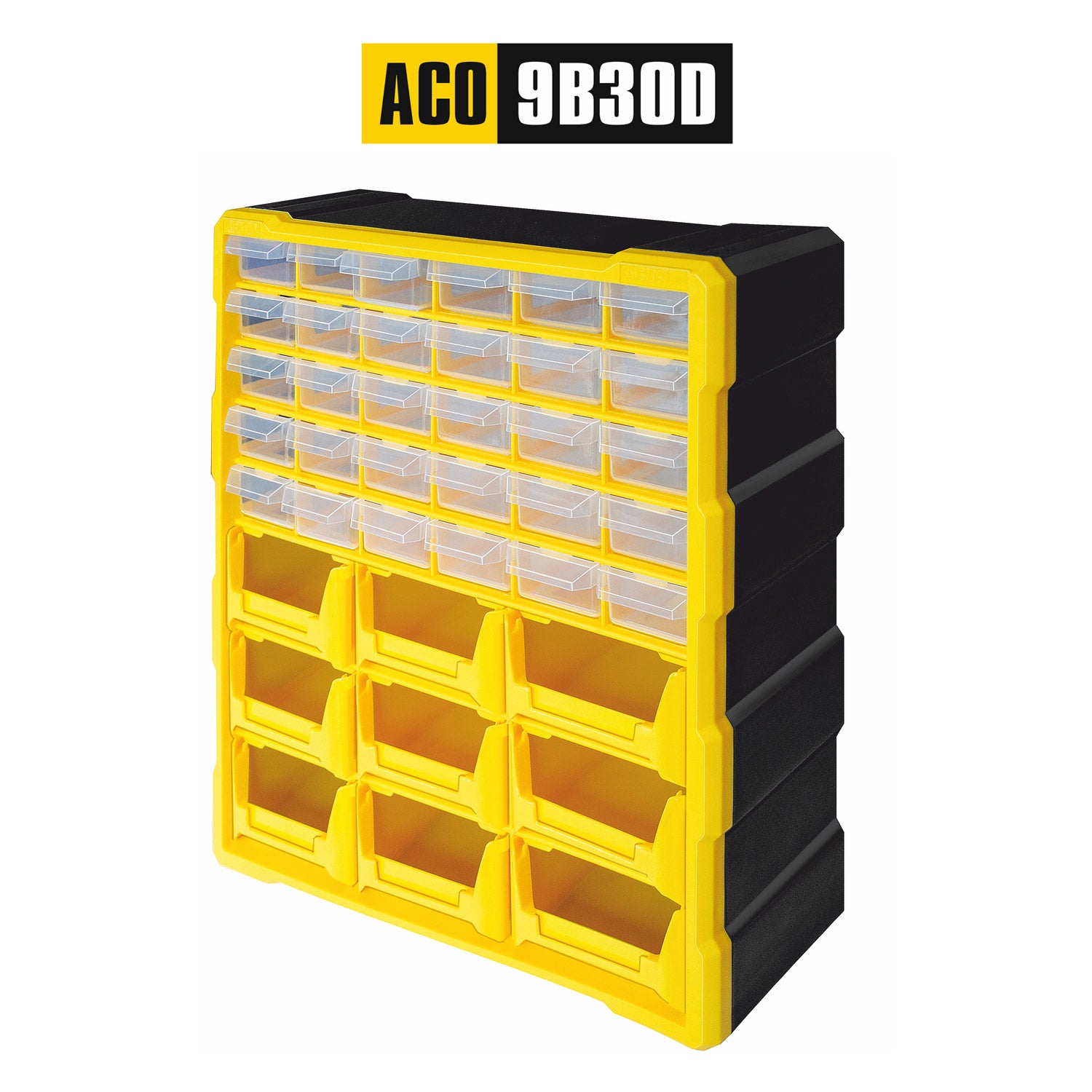 Alkon: ACO-9B30D Component Organizer Box with 9-Bins & 30-Drawers