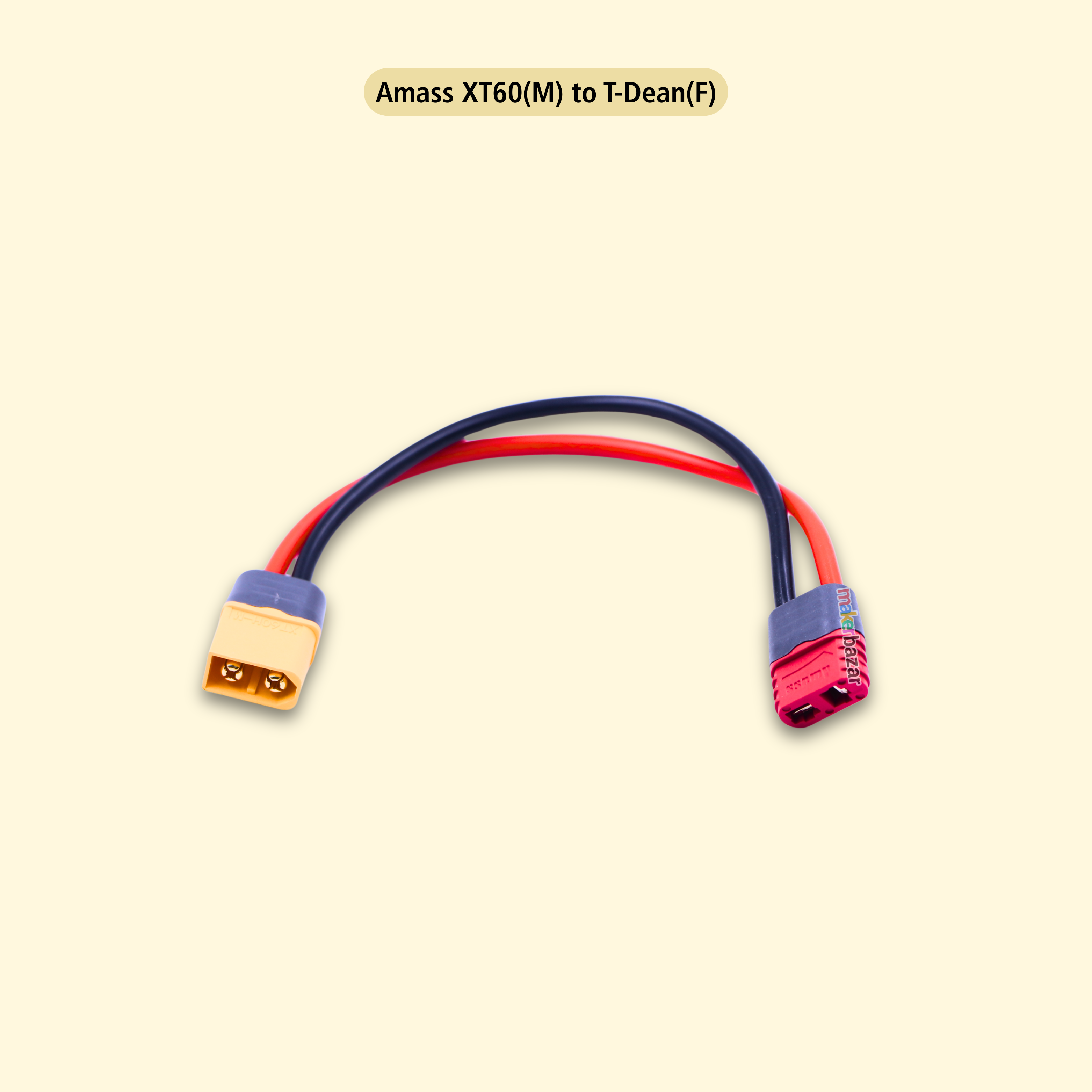 Nylon T-Plug to XT-60 Connector Adapter Cable