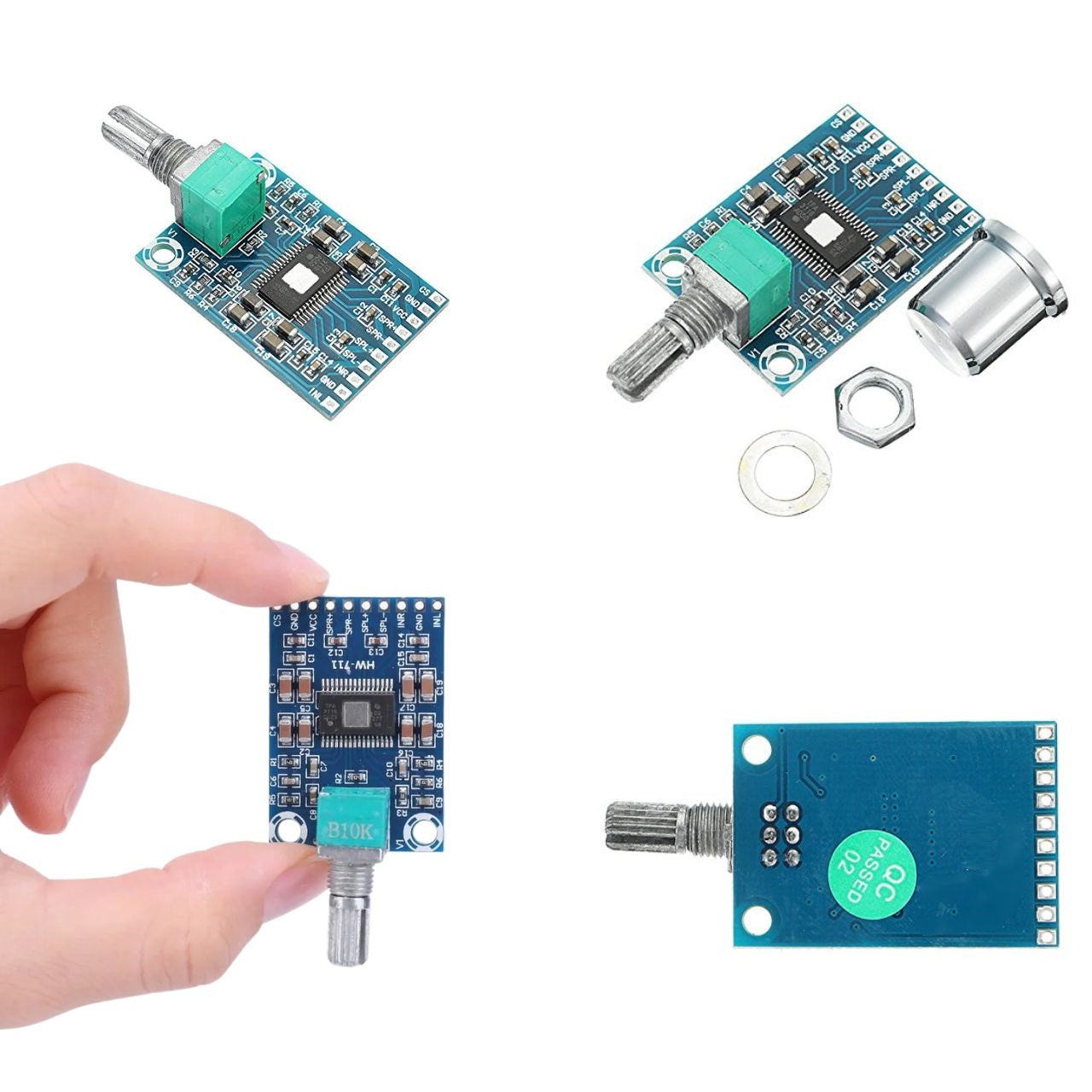 XH-M564 DC12-24V 2x50W Dual Channel TPA3116D2 Power Amplifier Board D Class 50W+50W