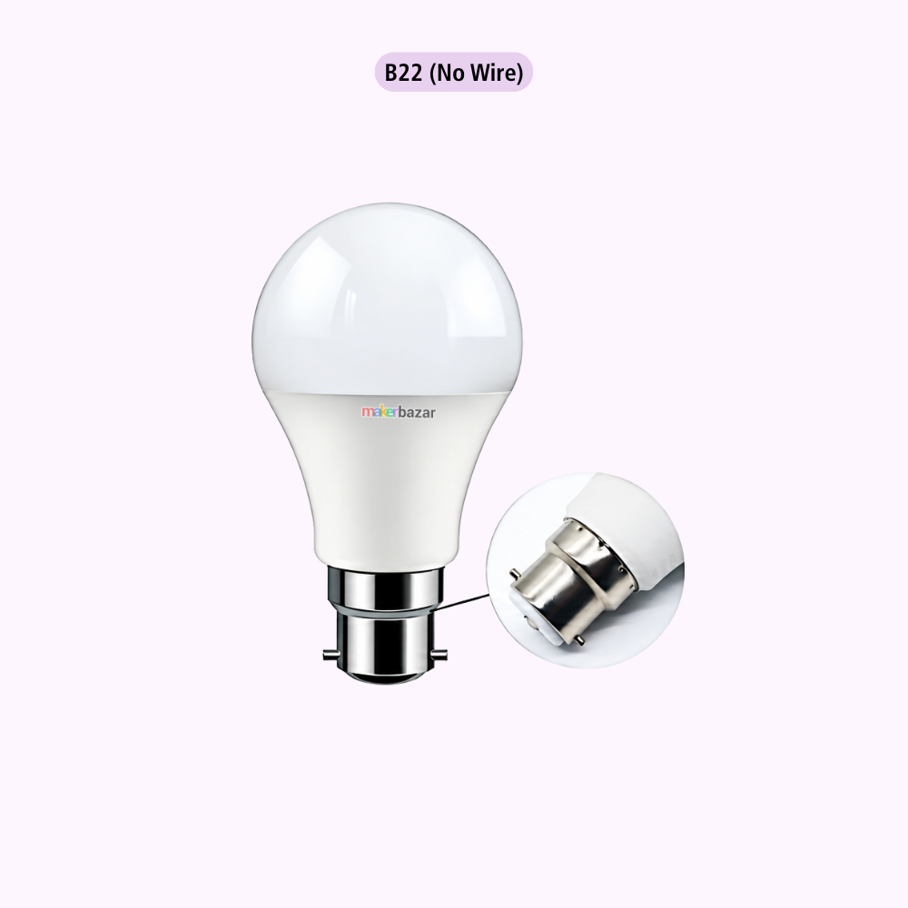 12VDC Solar LED Bulb Basic DIY Light