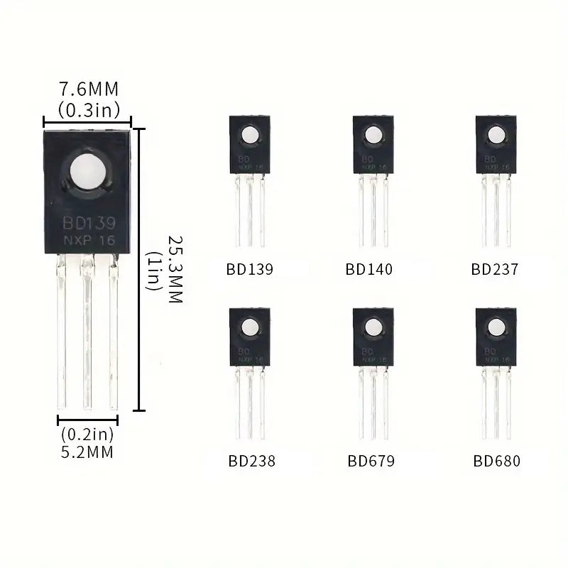 BD-Series Power Transistors TO-126 – Amplifier & Switching