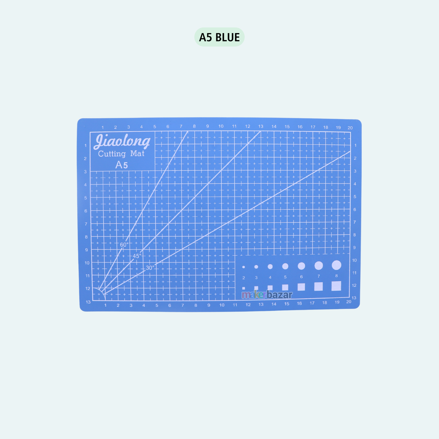 Self-Healing 5-Layered Flexible Cutting Mat Marked with Pattern and Grids