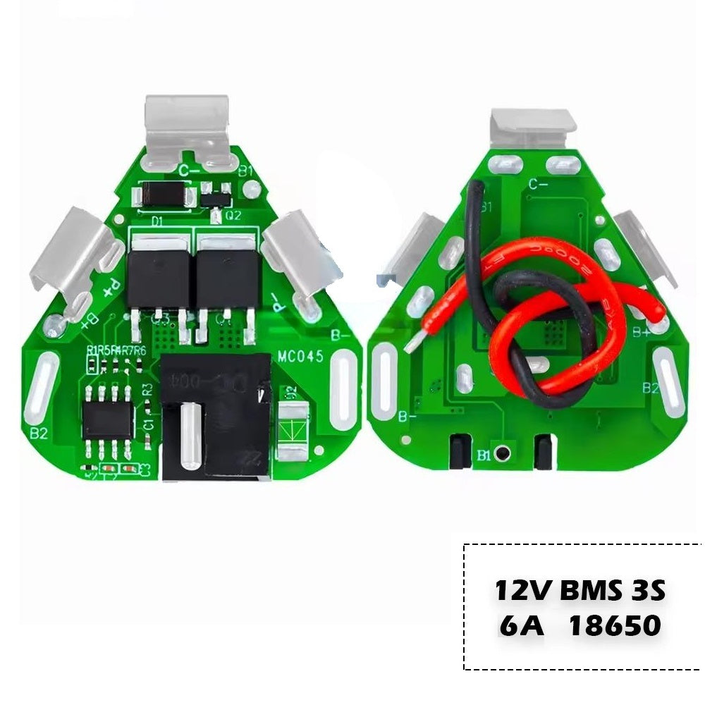 3S 12V BMS 18650 Lithium Battery Protection Board for Cordless Hand-Drill Machine