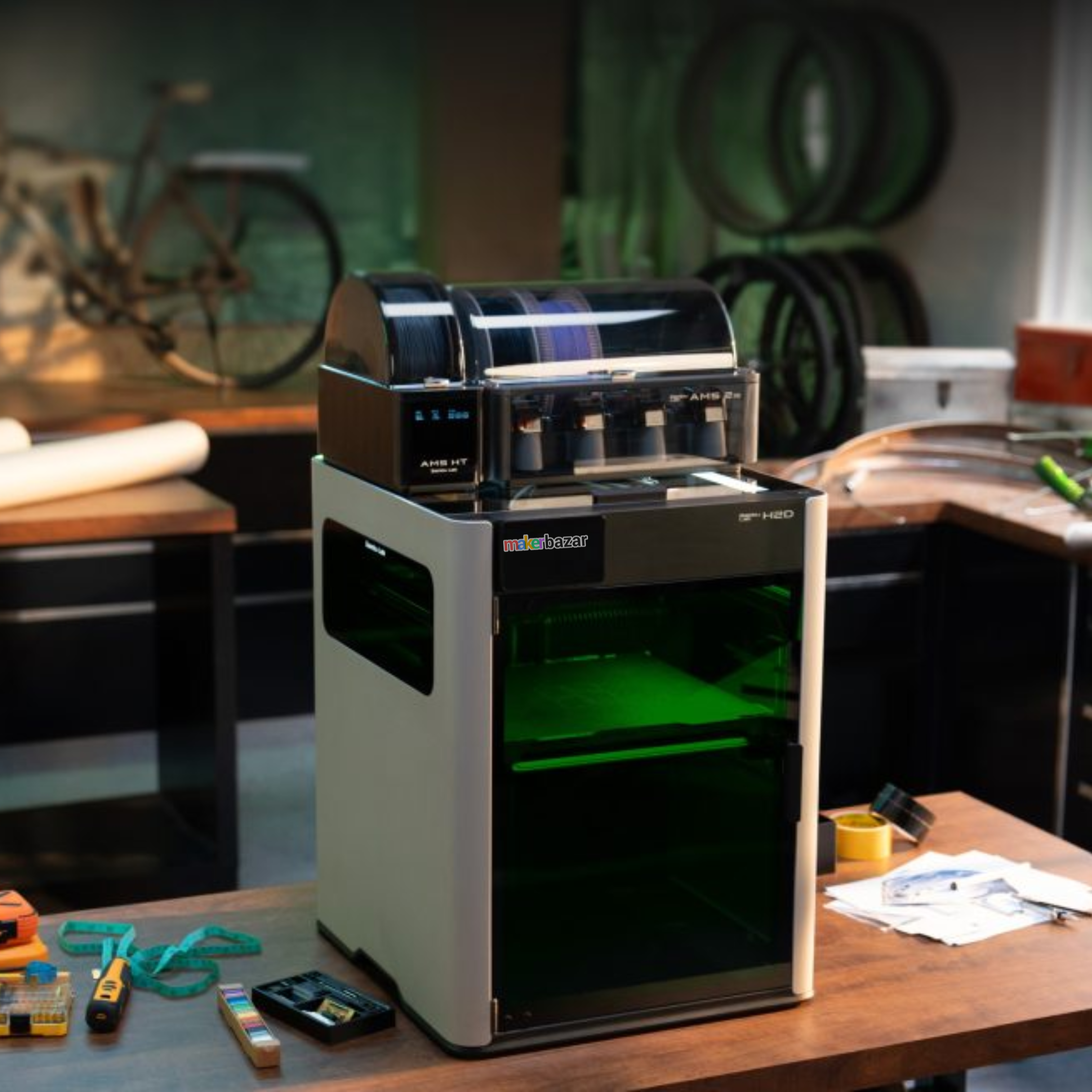 Bambu Lab H2D Combo 2 40W Dual-Nozzle Multi-Material 3D Printer
