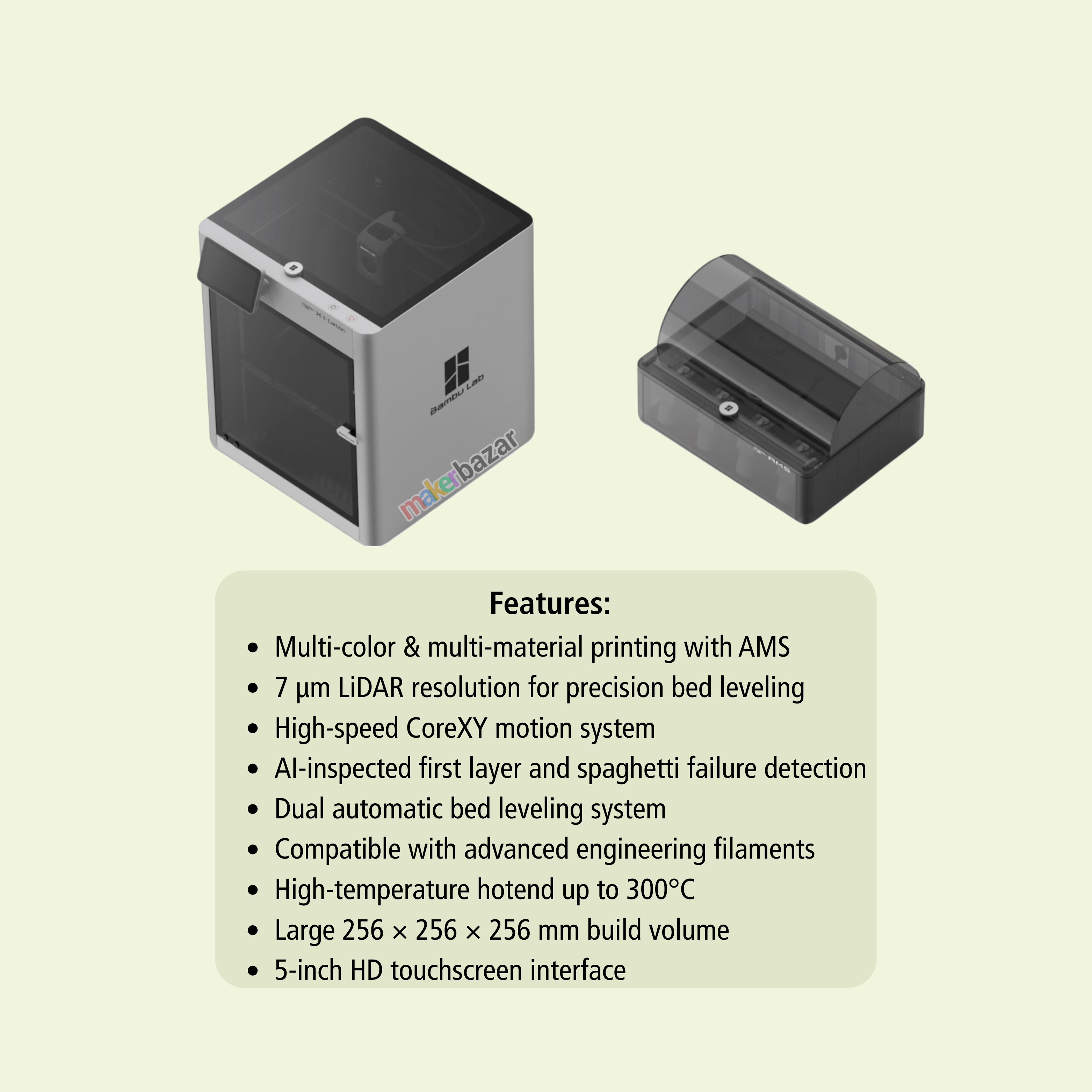 Bambu Lab X1 - Carbon Combo 3D Printer