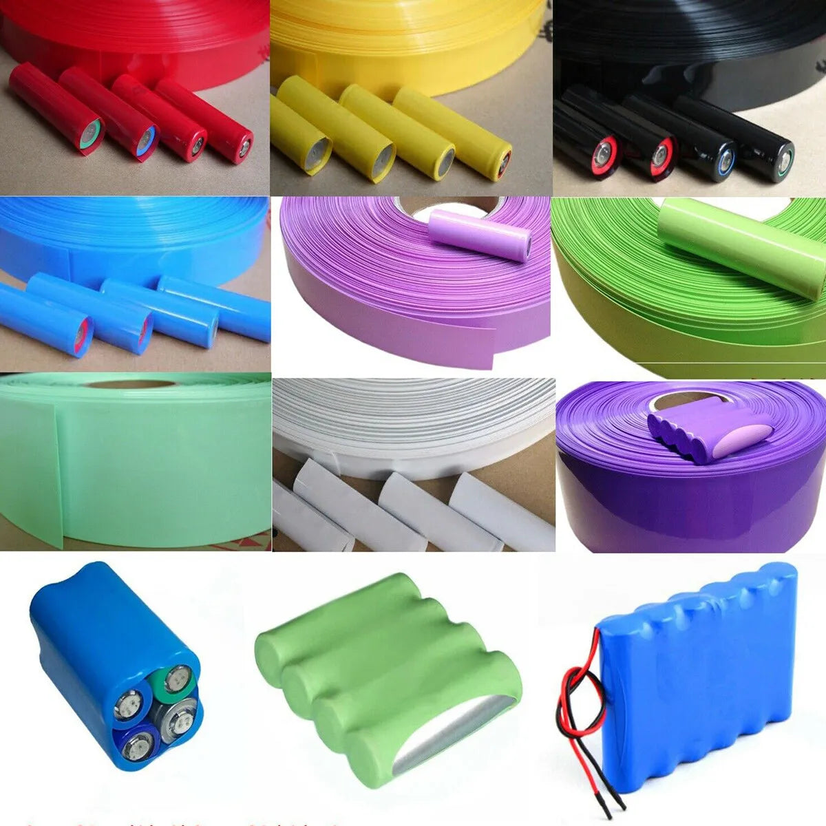 PVC Heat Shrink Sleeve for Lithium Cell Battery Pack (In Meters)