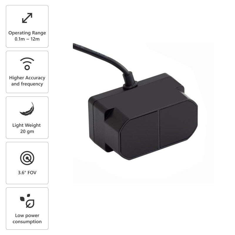 Benewake TFMini Plus LiDAR Distance Sensor for Drones Robots IoT ITS Smart Detection (12m)