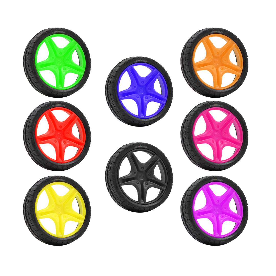 66mmX18mm Robotic Rubber Tyre Wheel for BO Motors