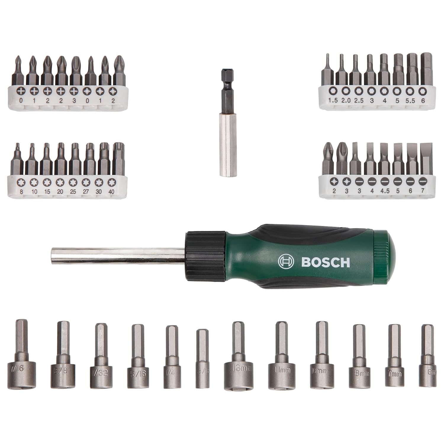 Bosch 2607019504 Screw Driver Bit (Set of 46 Pcs)