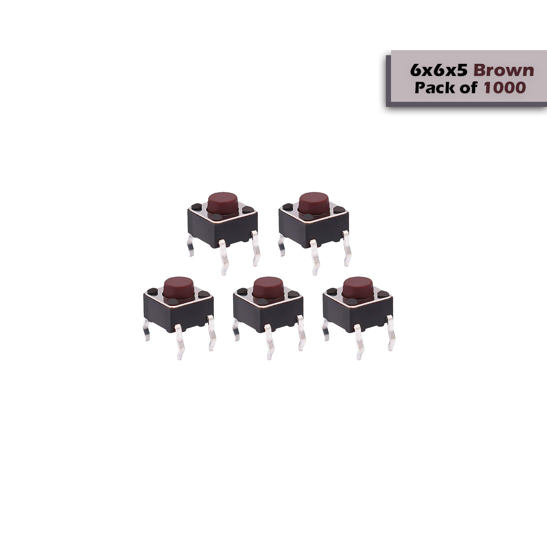 6x6mm DIP Mini Tactile Push Button Switch - 4Legs