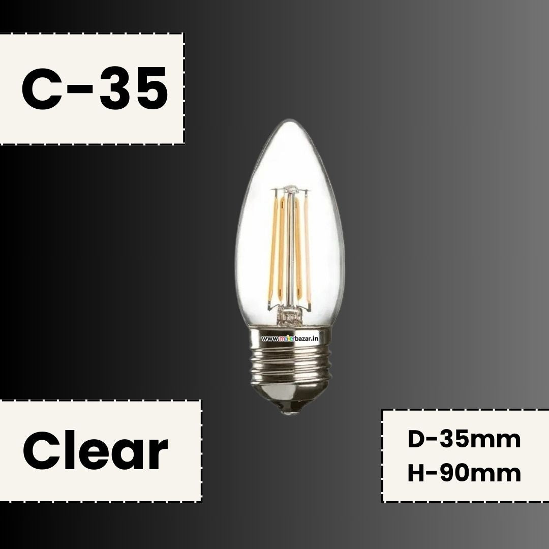 LED Vintage Edison Filament Light Bulb E27 - 4W / 220V
