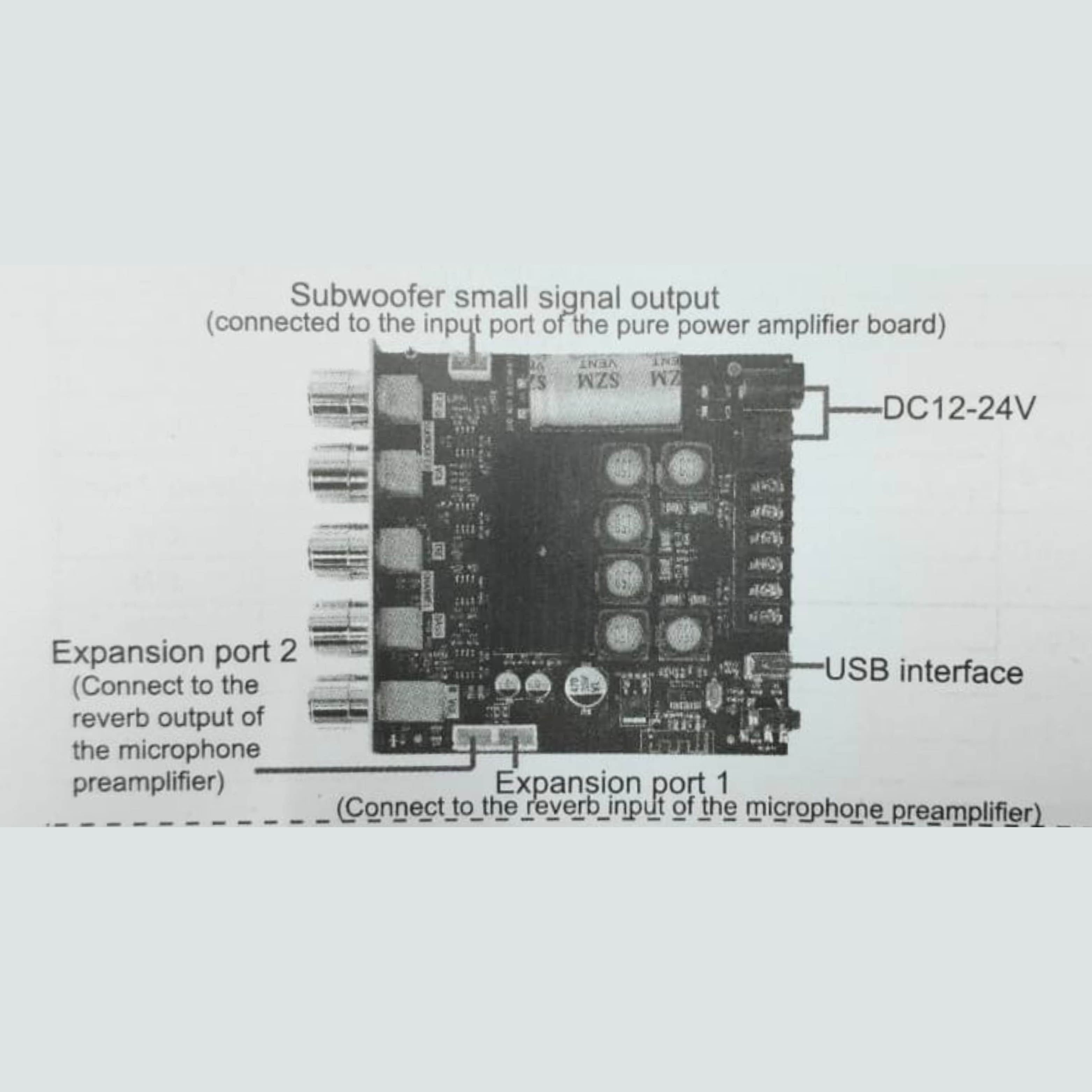 CAAV-AP09 2.1 Channel Bluetooth Audio Amplifier Board 2x50W + 100W