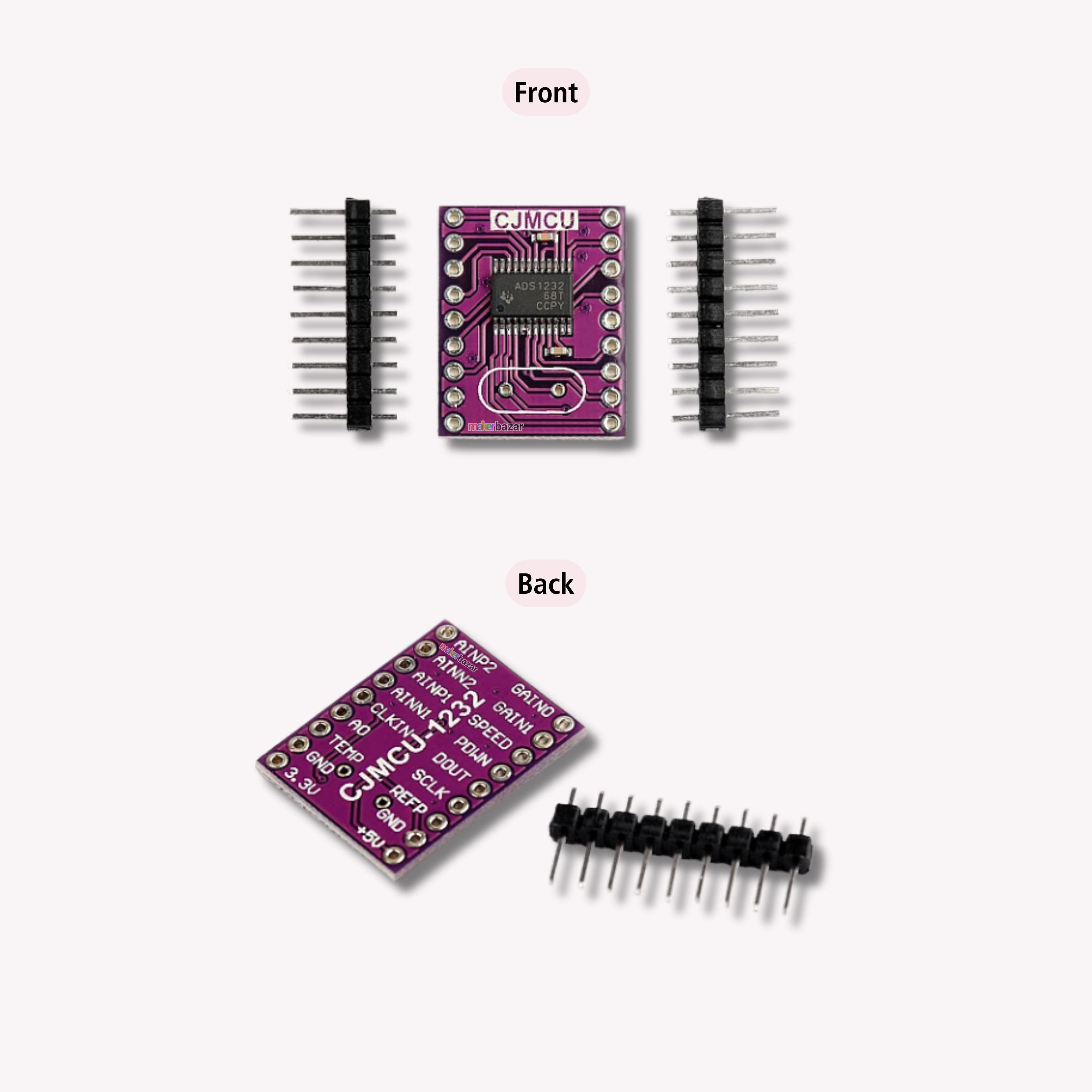 CJMCU-1232 ADS1232 24-Bit Analog-to-Digital Converter Board