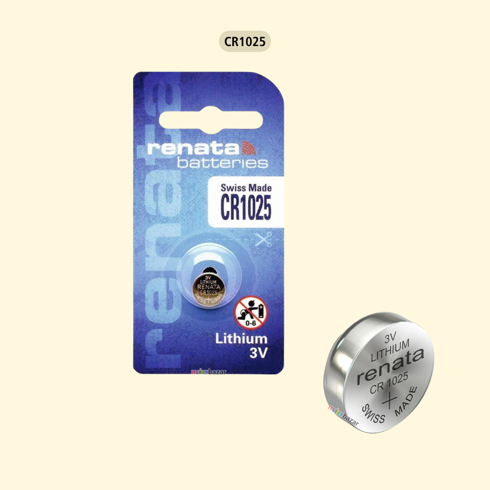 Renata 3V CR-Series Coin Button Cell Lithium Battery
