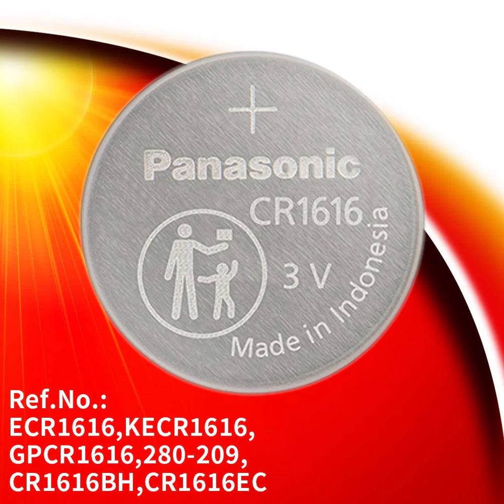 Panasonic: 3V Non-Rechargeable Round Lithium Coin Button Cells
