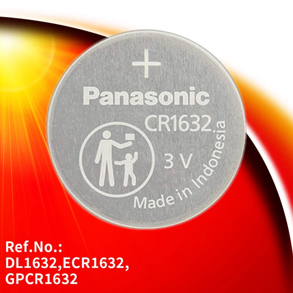 Panasonic: 3V Non-Rechargeable Round Lithium Coin Button Cells