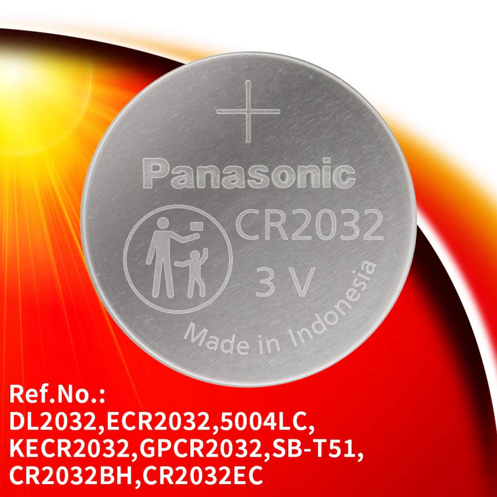 Panasonic: 3V Non-Rechargeable Round Lithium Coin Button Cells