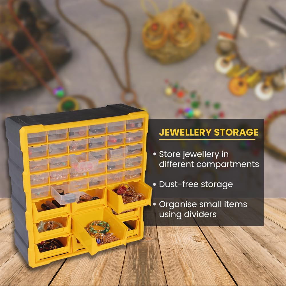 Alkon: ACO-9B30D Component Organizer Box with 9-Bins & 30-Drawers