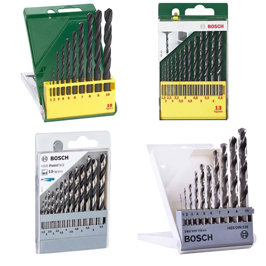 Bosch Drill Bits Set HSSPointTeQ Tip, Metalworking Tools