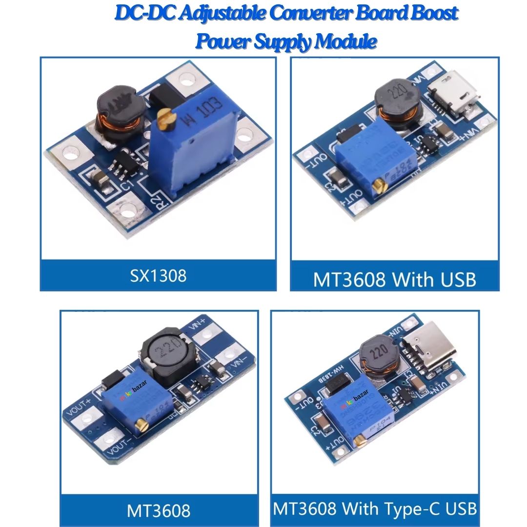 2A DC-DC Adjustable Converter Board Boost Power Supply Module