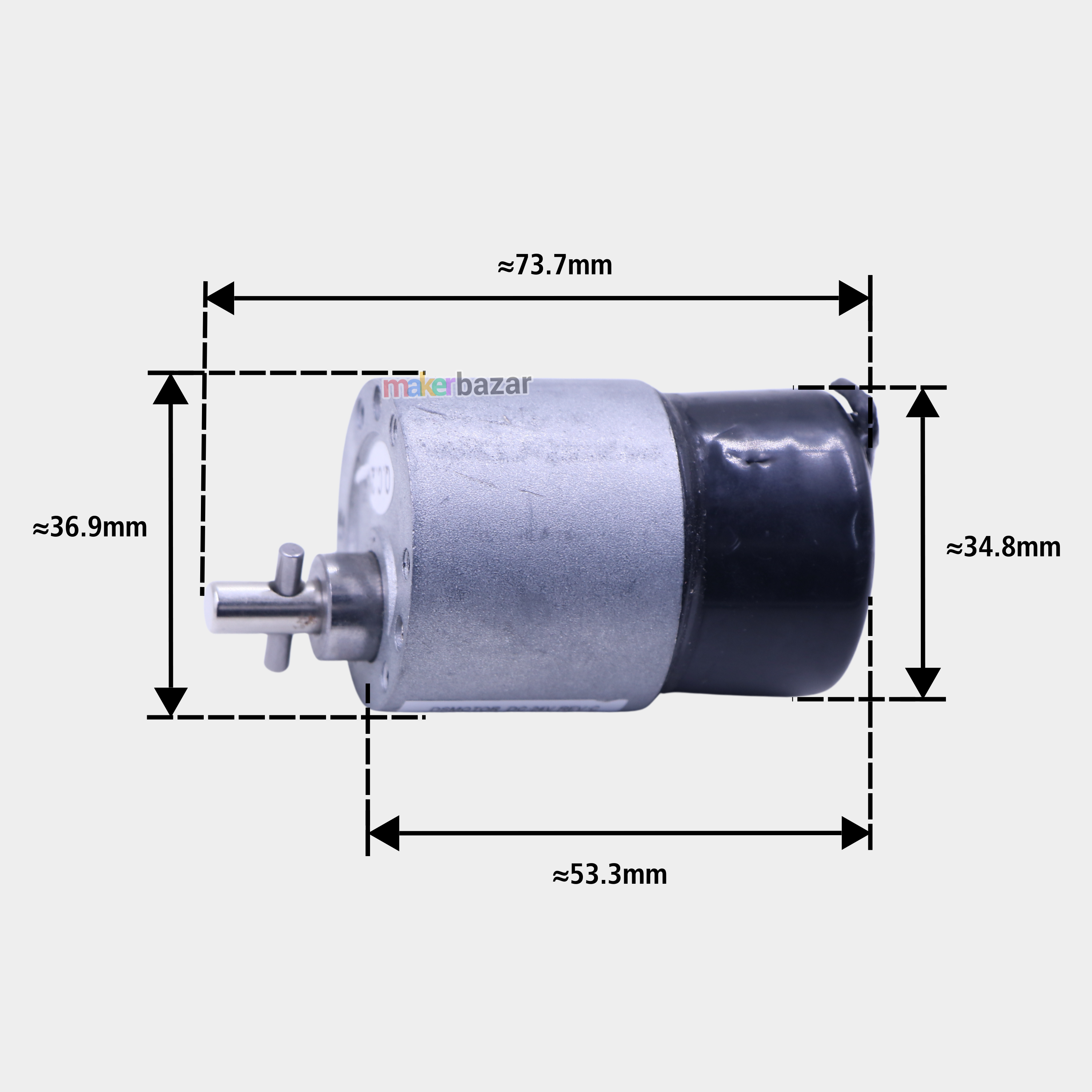 DSD-37RS520 DC Electric Motor with Gear Reduction High Torque